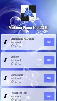 Maluma Piano Tiles Top 2019 Screen Shot 3