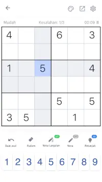 Sudoku - Permainan Teka-teki Screen Shot 6
