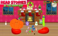 Christmas - Fruits Vs Veggies - Snow Game for Kids Screen Shot 4