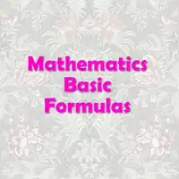 Mathematics basic formulas Screen Shot 0