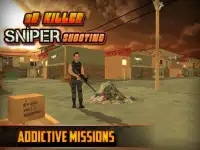 3D assassino Sniper rodagem Screen Shot 1