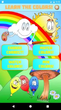 Colors for Children - Learning Games Screen Shot 1