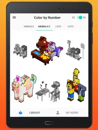 Color By Number - Unicorns Pixel Art Screen Shot 19