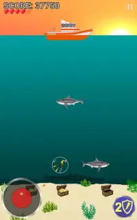 Diver Down  -  Scuba Diving Treasure Arcade Game Screen Shot 11