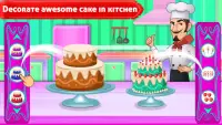 Strawberry Cake Maker: Dessert Chef Kitchen Screen Shot 0
