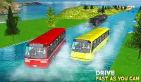 Floating Water Coach Bus Traffic Race Screen Shot 13