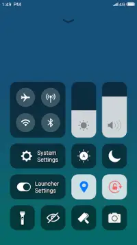 X Launcher: With OS13 Style Theme & Control Center Screen Shot 2