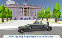 Mr. Blocky White House Driver Screen Shot 0