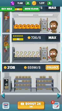 Time Factory Inc - Idle Tycoon Screen Shot 1