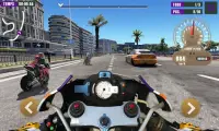 3 डी यातायात मोटरसाइकिल रेस Screen Shot 2