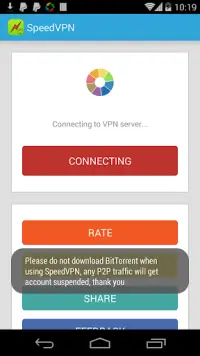 SpeedVPN Secure VPN Proxy Screen Shot 3