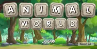 Mundo animal juegos de palabras para niños gratis Screen Shot 0