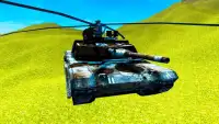 Flying Battle Tank Simulator Screen Shot 1