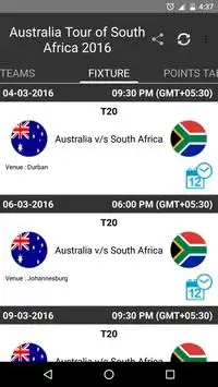 Australia vs South Africa 2016 Screen Shot 1