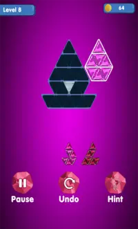 Triangle jewels block puzzle Screen Shot 0