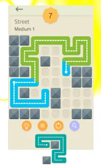 Street 7 - one-line puzzle game Screen Shot 1
