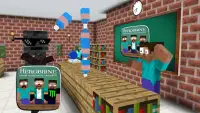 Herobrine Monster School Mod for Minecraft PE Screen Shot 2