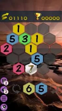 Get To 7, merge puzzle game Screen Shot 1