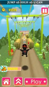 Ninja Surfer : Forrest Run Screen Shot 0