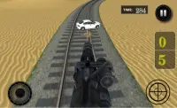 Gunship Bullet Train: Hürden Screen Shot 2