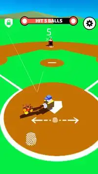 Baseball Free  3D - Fire Fury ⚾ Screen Shot 2