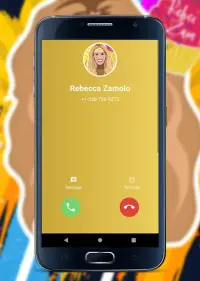 Rebecca Zamolo video call and chat simulator Screen Shot 2