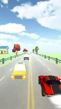 Turbo Cars 3D - Dodge jeu d'éviter les obstacles Screen Shot 2