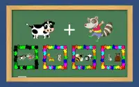 Hayvanlı Matematik Puzzle Oyunu Çocuklar için Screen Shot 13