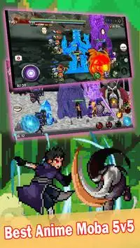 Liga de Ninja: Batalha de Moba Screen Shot 0