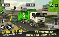 Real Garbage Truck: Trash Cleaner Driving Games Screen Shot 1