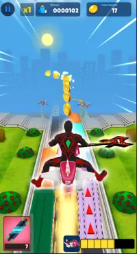 Superhero Subway Runner - Free Run Game 2 Screen Shot 2