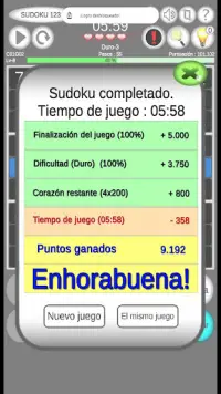 Sudoku Clásico Offline Español Screen Shot 5