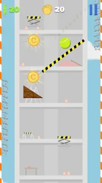 Ball Bounce Hero: Draw the line, Collect coins! Screen Shot 0