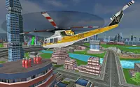 Futuristic Helicopter Rescue Simulator Flying Screen Shot 7