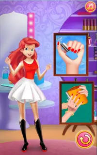 permainan cat kuku untuk anak perempuan salon mani Screen Shot 0