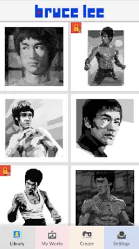 Bruce Lee - Pixel Art Screen Shot 2