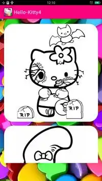 Coloring Book For Kitty Screen Shot 10