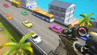 Highway Sniper Shooter - 3D Shooting Screen Shot 3