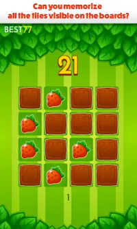 Brain game : Memory training for adults : Fruits Screen Shot 1