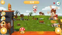 Mushroom Bounce: Safari Animal Survival 3D Screen Shot 1