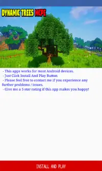 Dynamic Tree for Minecraft PE Screen Shot 2