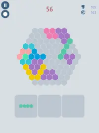 Hex 101! Hexagonal Block Puzzle Game Screen Shot 12