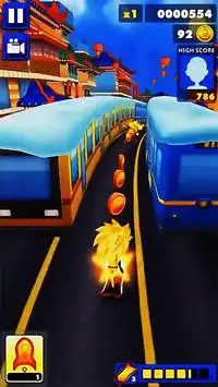 Super Stick Shadow Subway Running City Games Screen Shot 2