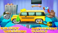 wash school bus: truck simulator2 Screen Shot 2