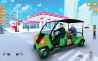 ショッピングモールタクシー運転2018：ファミリーカーゲーム Screen Shot 4