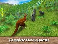 Kangaroo Family Simulator - hop para a Austrália! Screen Shot 10