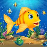 Run Baby Shark Fishing games for kids: Fish Games