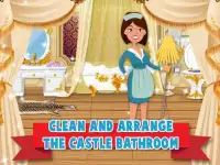 игра чистки королевской ванной: принцесса очистки Screen Shot 2