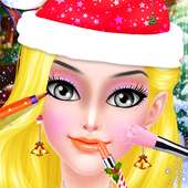 Christmas Makeup Girl 2016