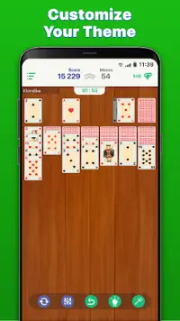 Classic Solitaire/Klondike cards game Screen Shot 4